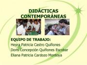 Corrientes Didacticas Contemporaneas