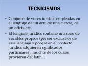 Lenguaje Juridico: Español Por Profesiones